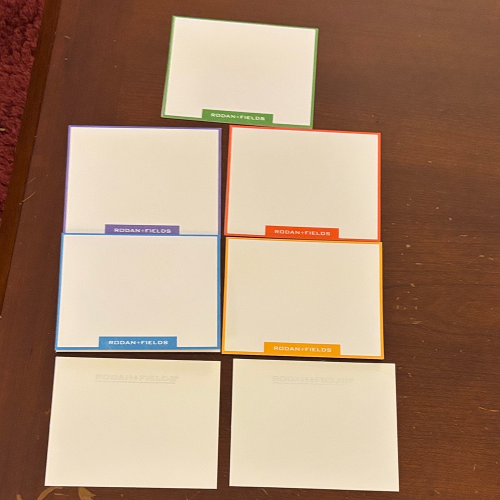 Rodan + Fields Colorful Notecards Set